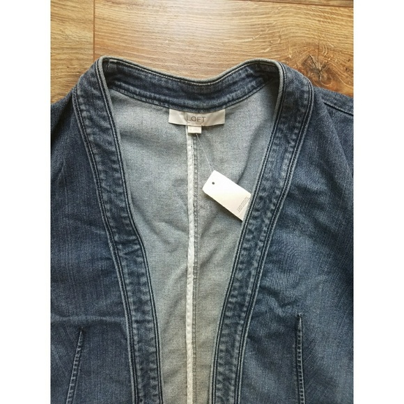 NWT Ann Taylor Loft Jean Jacket - Picture 3 of 8